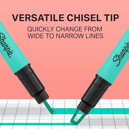 Sharpie Clear View Highlighter Sticks, Chisel Tip, Assorted Colors, 8-Pack | Essential School & Teacher Supplies thumbnail 4