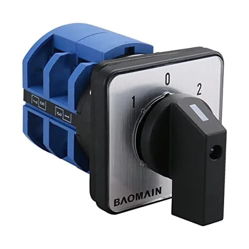 Baomain 63A Rotary Changeover Switch AC 660V 3-Position 2-Phase | Heavy-Duty Industrial Power Control thumbnail 7