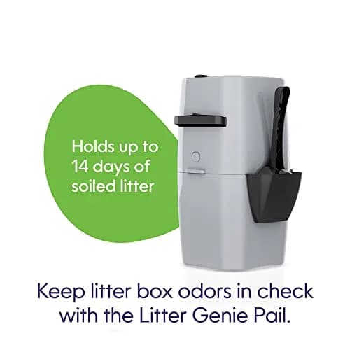 Litter Genie Standard Cat Litter Disposal Pail with 14 ft Refill | Odor Control & Easy Use thumbnail 2
