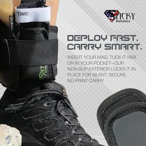 Sticky Holsters Mag Sleeve 2 Pack | Concealed Carry Magazine Holster IWB thumbnail 2