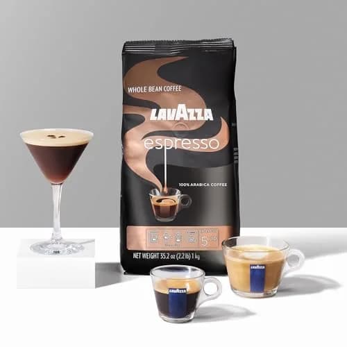 Lavazza Espresso Whole Bean Coffee, Medium Roast, 100% Arabica, 2.2 lb Bag (Pack of 2) | Aromatic, Italian Coffee for Espresso & Drip thumbnail 6