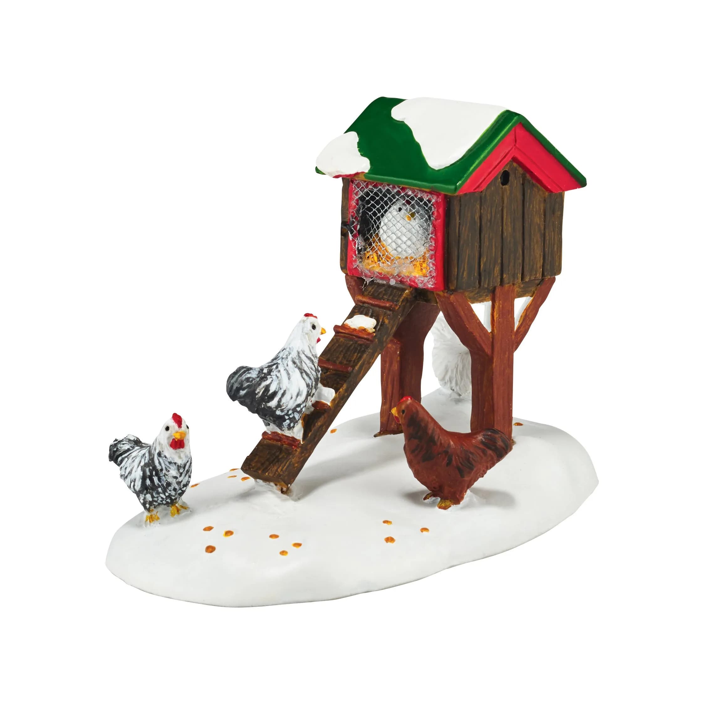 Department 56 Mistletoe Farm Chicken House Accessory Figurine 6.8cm (2.68 inch) | Hand-Crafted Resin Collectible - main product image