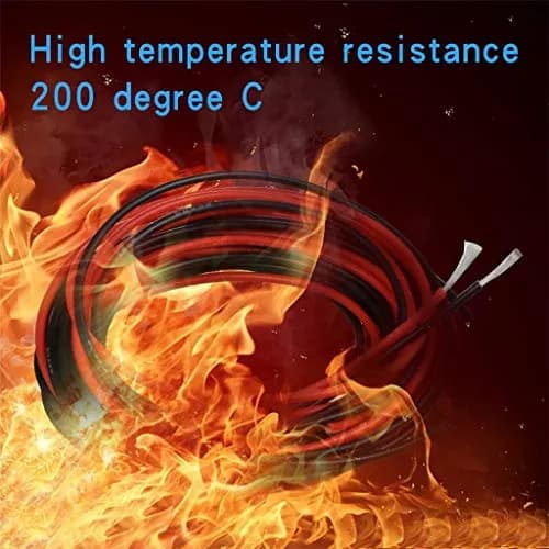 BNTECHGO 20 AWG Silicone Wire Red and Black | 10ft Each, Tinned Copper, 600V, Flexible thumbnail 4