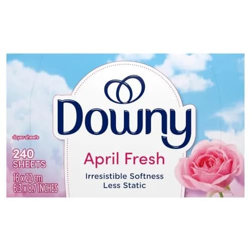 Downy Fabric Softener Dryer Sheets, April Fresh, 240 Count | Static & Static-Free thumbnail 9