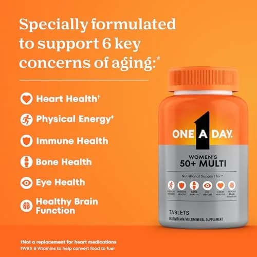 ONE A DAY Women’s Multivitamin 50+ Tablets | Supports Aging & Immunity thumbnail 2