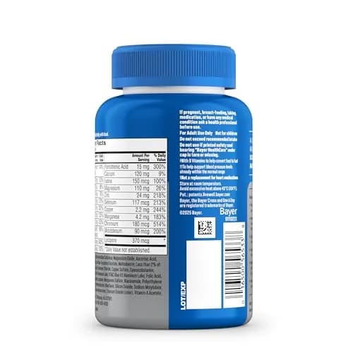 One A Day Men's 50+ Multivitamins 100 Count (Pack of 1) thumbnail 8