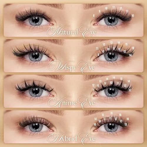 LASHVIEW Classic Individual Eyelash Extensions C Curl 8-15mm Mixed 0.15 thumbnail 6