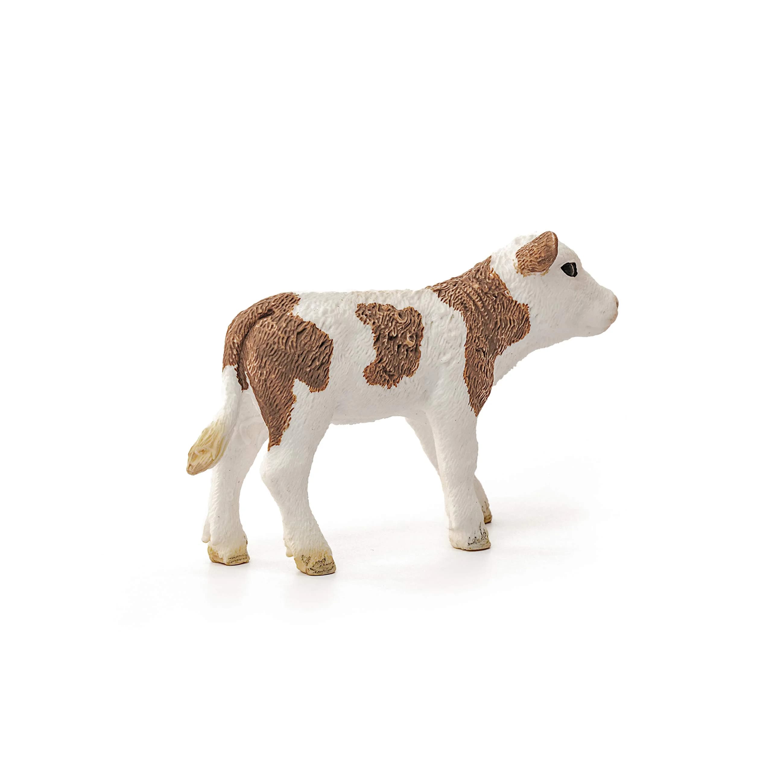 Schleich Simmental Calf Toy Figurine 5 cm (2 in) | Realistic Animal Toy for Kids Ages 3+ thumbnail 3