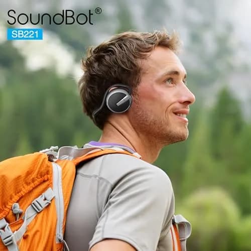 Soundbot SB221 Neckband Bluetooth Headphones | 20-Hour Music, 25-Hour Call Time, Sweat Resistant thumbnail 8
