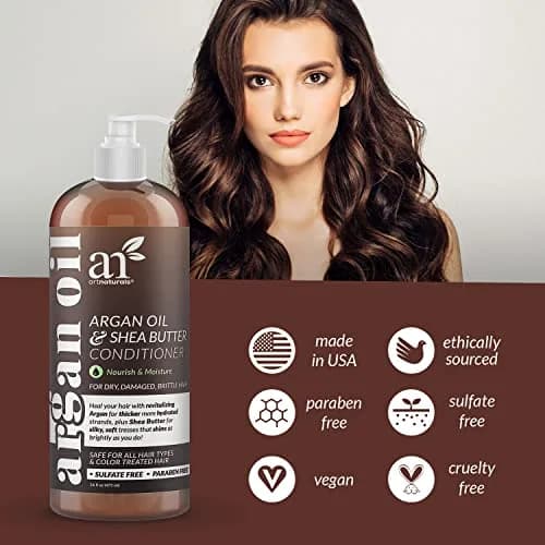 Artnaturals Argan Oil Conditioner 16 fl oz | Restores Shine & Moisture for All Hair Types thumbnail 5
