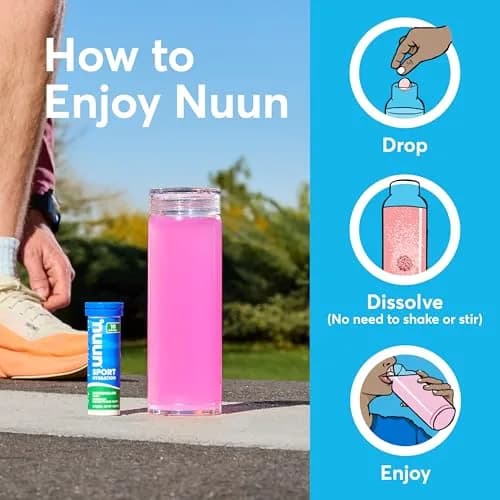 Nuun Sport Electrolyte Tablets 60 Servings | Gluten Free & Vegan Hydration Support thumbnail 6