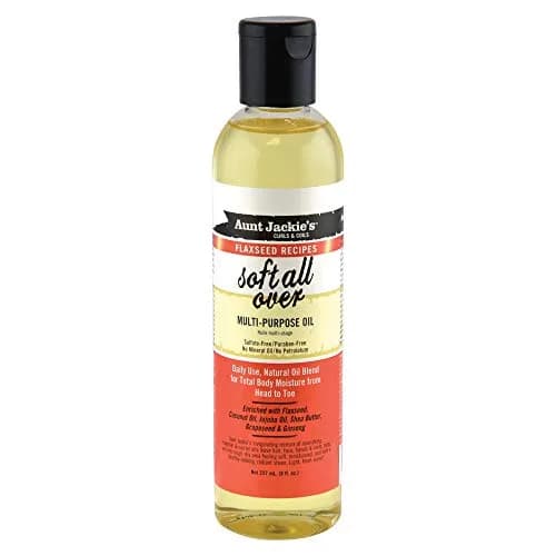 Aunt Jackie's Soft All Over Multi-Use Oil 237ml (8 Fl Oz) | Hair, Skin & Nails Therapy thumbnail 1