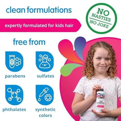 SO COZY Kids Curl Conditioner for Curly Hair 311ml (10.5 Fl Oz) | Ultra-Hydrating Detangler for Frizz Control thumbnail 5