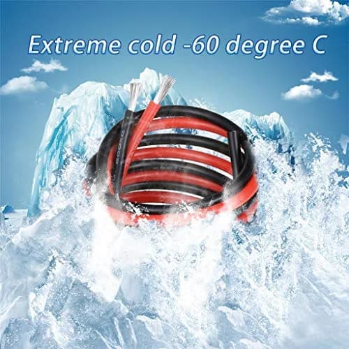 BNTECHGO 12 AWG Silicone Wire Red/Black 6 ft (1.83m) | High Temp 600V Stranded Copper Cable thumbnail 4
