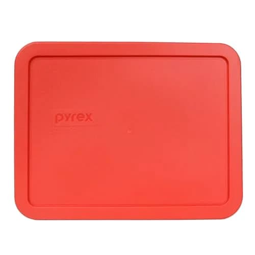 Pyrex 7211-PC 6-Cup Red Food Storage Replacement Lid | Made in USA, Dishwasher Safe thumbnail 1