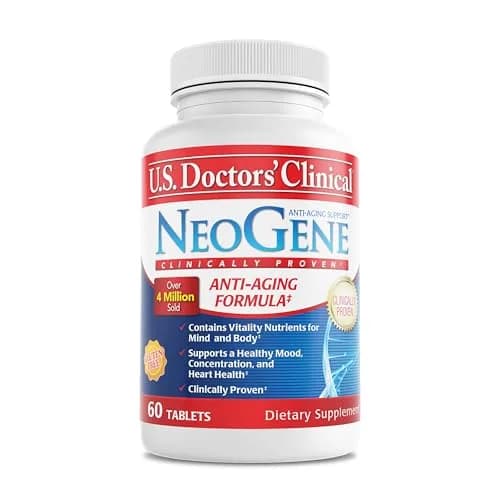 U.S.DOCTORS'CLINICAL NeoGene GH3 Healthy Aging Supplement 60 Tablets | Supports Mind & Body Vitality thumbnail 1