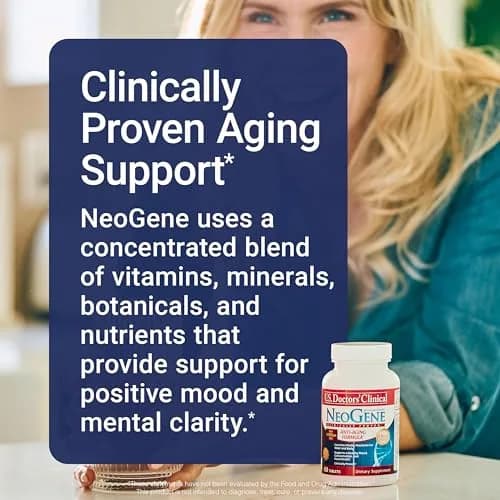 U.S.DOCTORS'CLINICAL NeoGene GH3 Healthy Aging Supplement 60 Tablets | Supports Mind & Body Vitality thumbnail 2