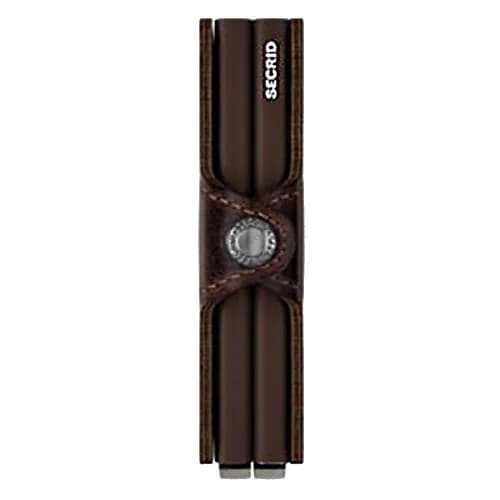 SECRID Miniwallet Vintage Chocolate Genuine Leather RFID Protection Wallet 7cm (2.75in) x 10.2cm (4.02in) | Holds up to 16 Cards thumbnail 3