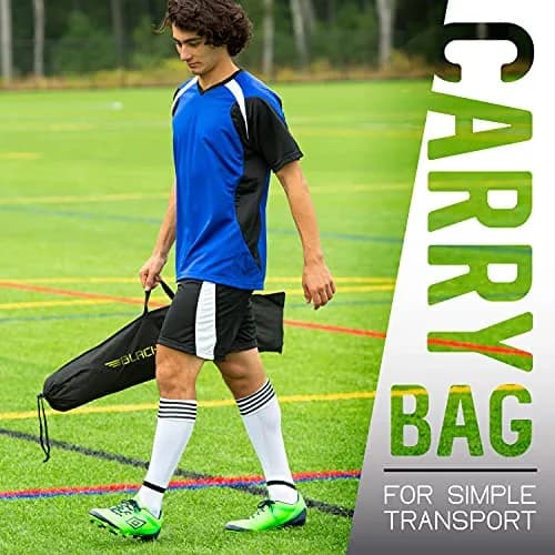Franklin Sports Fiberglass Blackhawk Goal - Extra Large | Portable Backyard Soccer Net thumbnail 4