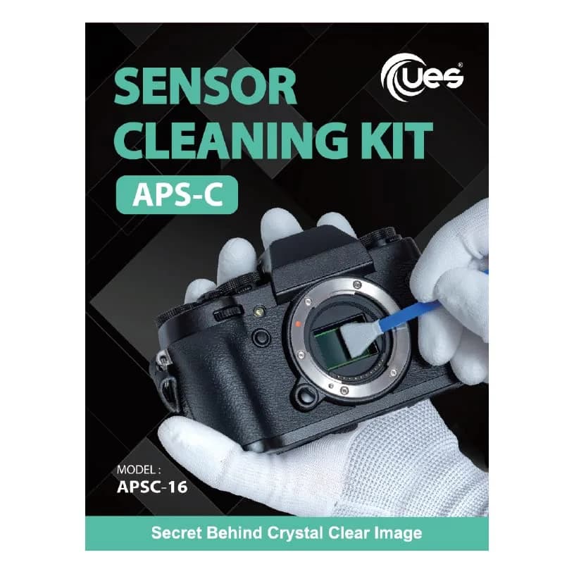 UES APS-C Camera Sensor Cleaning Kit 16mm (14 Swabs + 15ml Solution) | Professional Dust Removal for DSLR & Mirrorless thumbnail 9