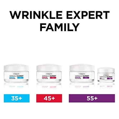 L'Oreal Paris Wrinkle Expert 35+ Anti-Aging Face Moisturizer with Collagen 50ml (1.7 oz) | Dermatologist Tested for Sensitive Skin thumbnail 5
