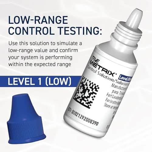 TRUE METRIX Control Solution Level 1 | 3 mL Bottle for Blood Glucose Testing thumbnail 6