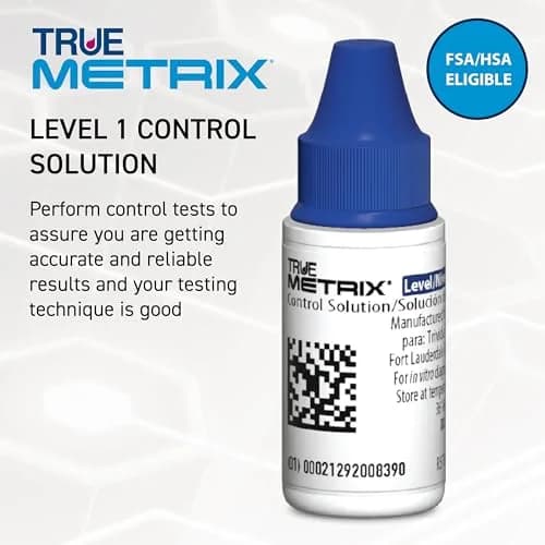 TRUE METRIX Control Solution Level 1 | 3 mL Bottle for Blood Glucose Testing thumbnail 3