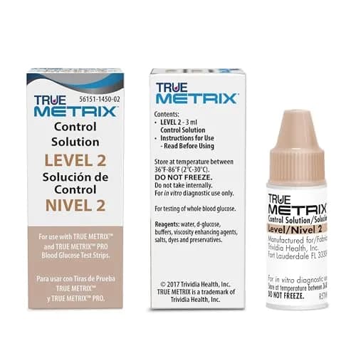 TRUE METRIX Control Solution Level 2 | Blood Glucose Test System Confirmatory thumbnail 1