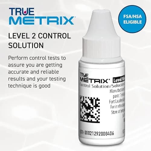 TRUE METRIX Control Solution Level 2 | Blood Glucose Test System Confirmatory thumbnail 3
