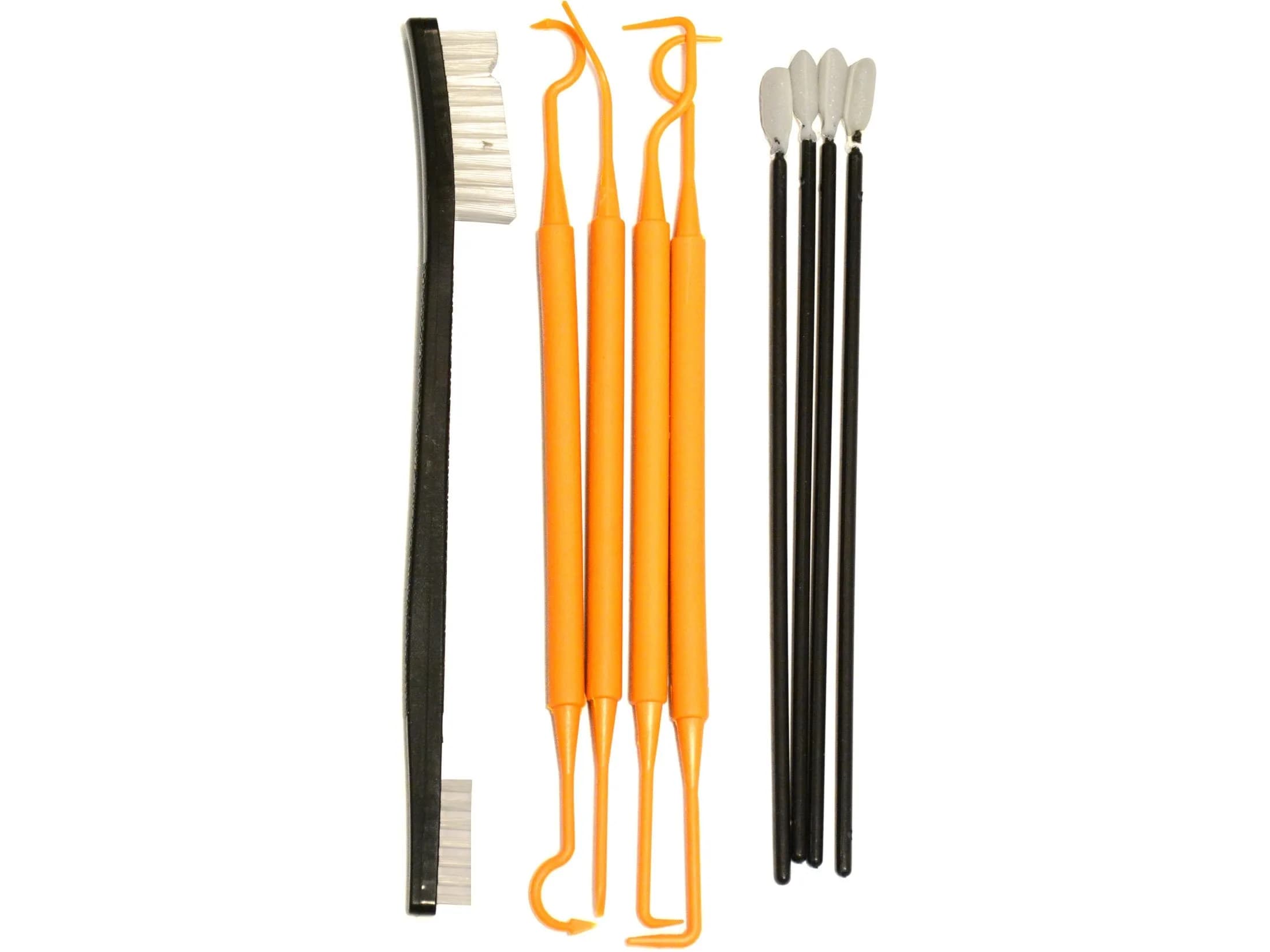 Hoppe's Gun Cleaning Pick Set, 4 Plastic Picks, Won't Scratch | Precision Cleaning for Hard-to-Reach Areas — 4 Brass Picks