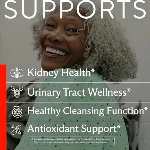 Sunergetic Kidney Cleanse Supplement 60 Capsules | Supports Healthy Kidneys & Urinary Tract thumbnail 2