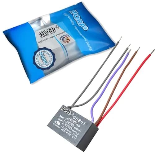 HQRP 4.5uf+5uf+6uf 5-Wire Motor Capacitor 250VAC (16µF Total) | Replacement for Harbor Breeze Ceiling Fan thumbnail 2