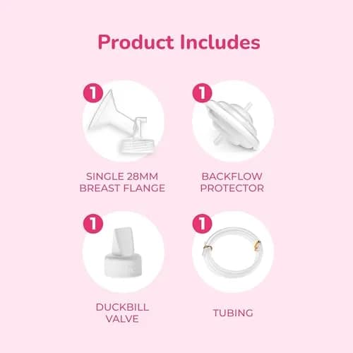 Spectra Baby Wide Breast Shield Set XL 32mm | BPA-Free for Spectra S1, S2, S3, 9 Plus Breast Pumps | 1-Pack thumbnail 2