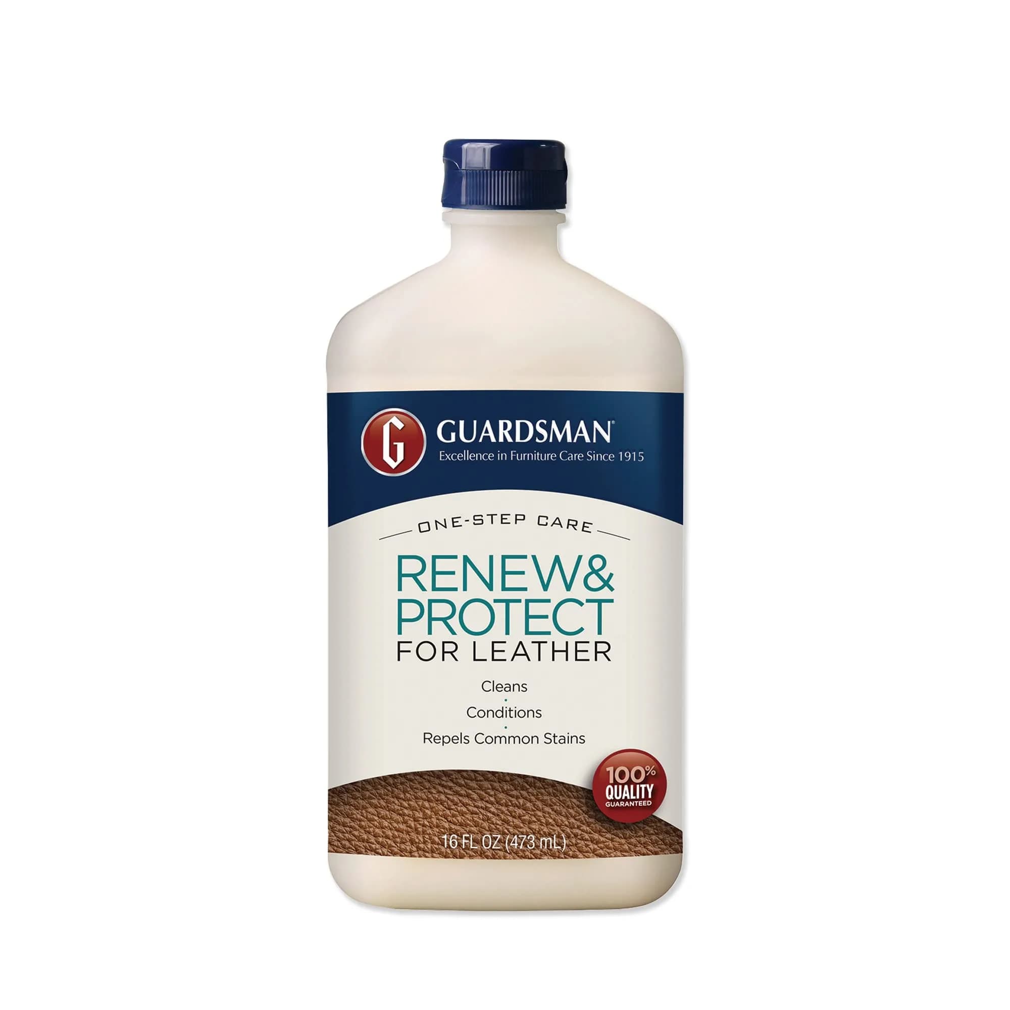 Guardsman Renew Leather Cleaner, Conditioner & Protector 16 Fl Oz | Rejuvenates & Protects Leather - main product image