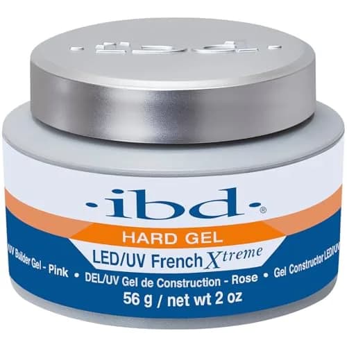 IBD Hard Gel LED/UV French Xtreme Pink 15ml (0.5 Fl Oz) | Professional Build-Up Gel for Nails thumbnail 1