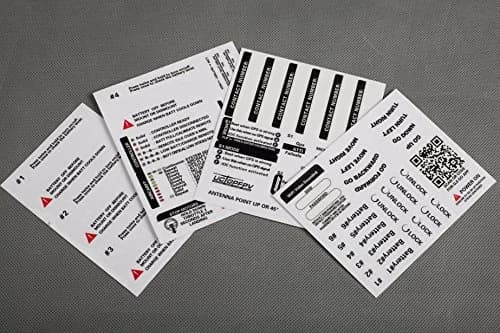 SummitLink Sticker Set for Phantom 3 Standard Transmitter | High Contrast ID Marking Decal thumbnail 5