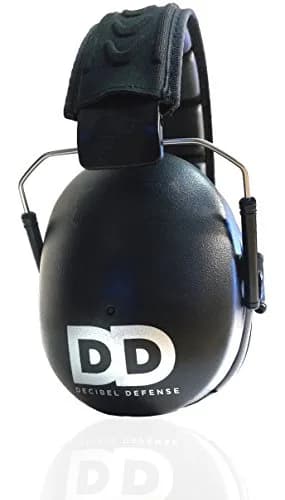 DECIBEL DEFENSE Professional Safety Ear Muffs 37dB NRR | Highest Rated & Most Comfortable Hearing Protection for Shooting & Industrial Use thumbnail 1