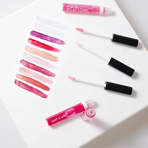 wet n wild MegaSlicks Lip Gloss Red Cherish | Ultra-Glossy, Vitamin-E Enriched, Vegan (16.26 ml / 0.55 Fl Oz) thumbnail 3