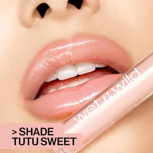 wet n wild MegaSlicks Lip Gloss, That's My Jam Shade, 5.39 g (0.19 Oz) | Vitamin E Enriched, Cruelty-Free & Vegan thumbnail 3