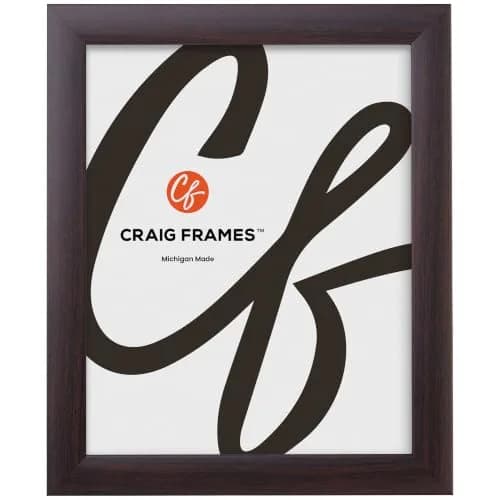 Craig Frames 5x7 Brazilian Walnut Picture Frame | Modern Wall Decor for Photos thumbnail 1