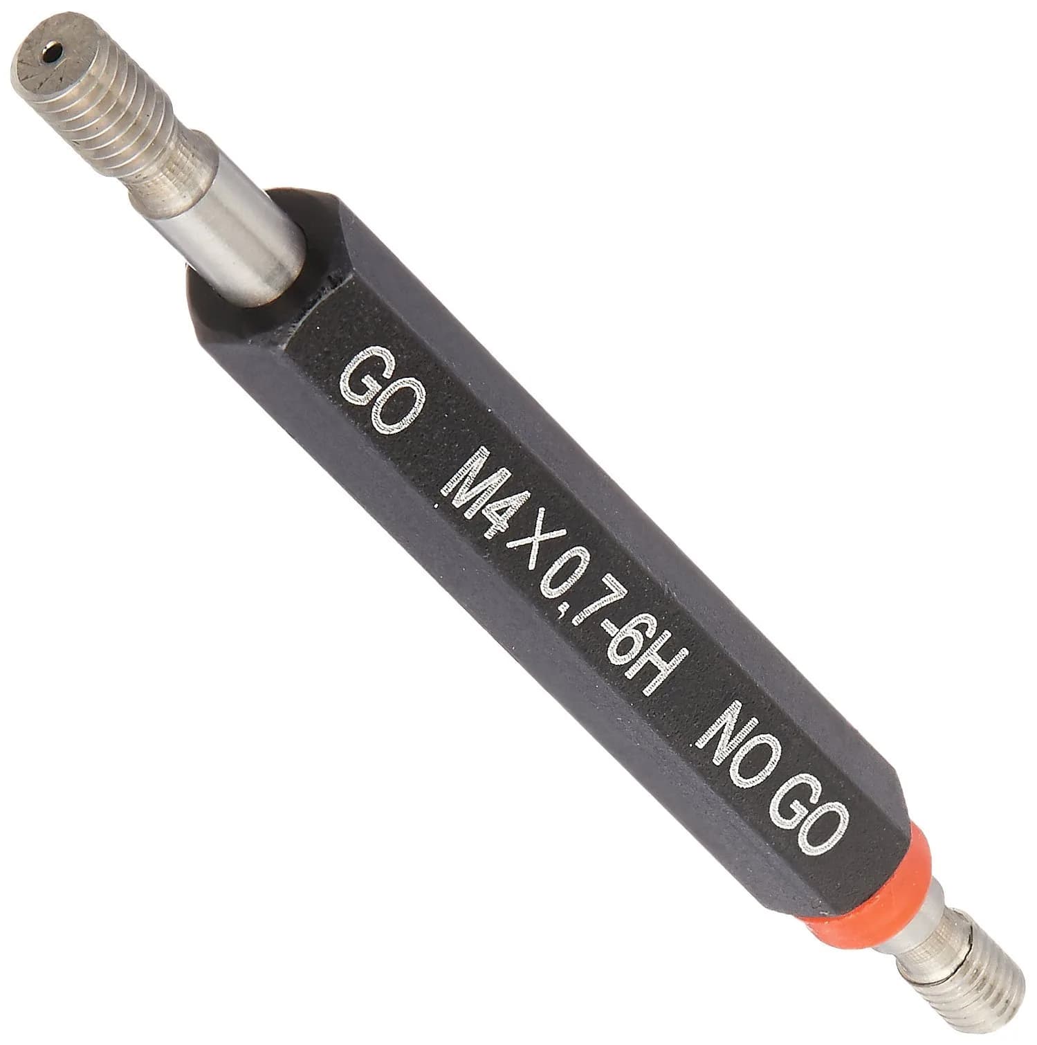 HHIP M4 x 0.7 H6 Thread Plug Gage (Go-Nogo) Set | Precision Measuring Tool thumbnail 1