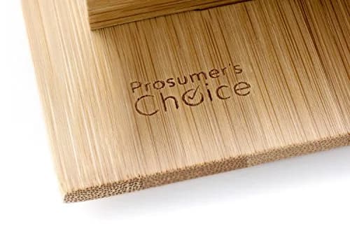 Prosumer's Choice Wooden Charging Station Organizer 12.5" L x 7.5" W x 6.5" H | Holds 5 Devices with Cable Management thumbnail 6