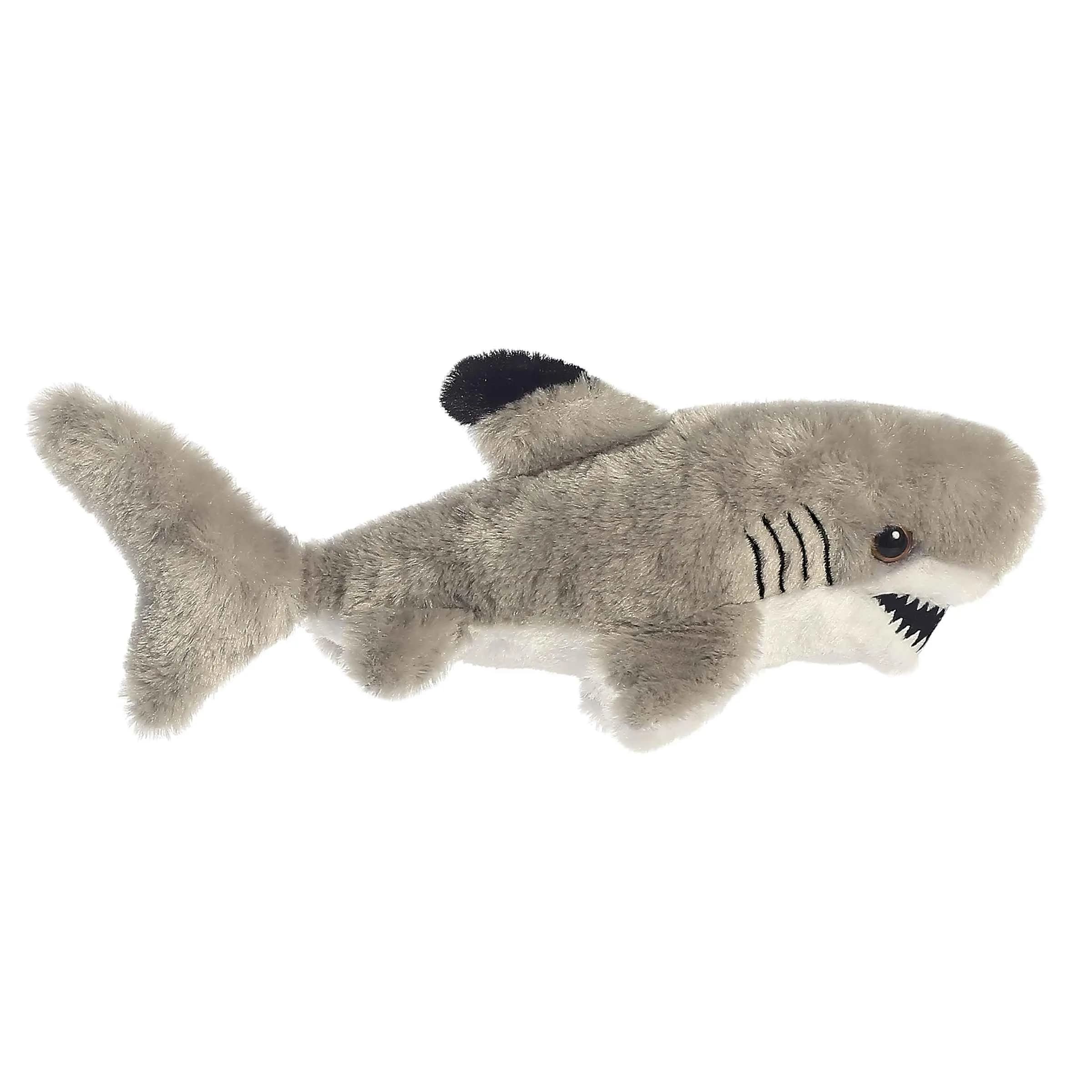 Aurora Mini Flopsie 10" Black Tipped Shark Plush | Soft, Bean-Filled Stuffed Animal Toy — Black Tipped Shark™