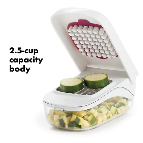 OXO Good Grips Vegetable and Onion Chopper with Easy Pour Opening, 1L (1.06 Qt) | Manual Kitchen Tool for Onions, Vegetables, and Fruits thumbnail 7
