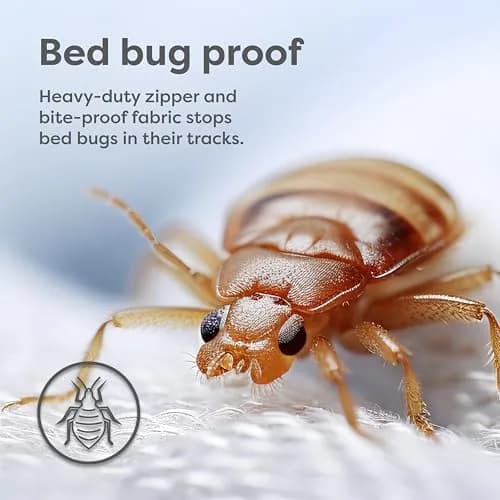 HOSPITOLOGY PRODUCTS Mattress Encasement Queen Waterproof Hypoallergenic | Ultra-Low Profile 6" thumbnail 4