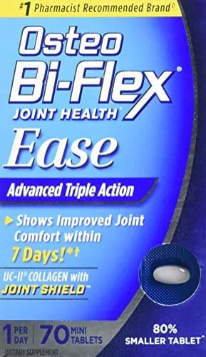 Osteo Bi-Flex Joint Health Ease Mini Tabs 70 Count (Pack of 1) | Advanced Triple Action UC-II Collagen Formula thumbnail 1