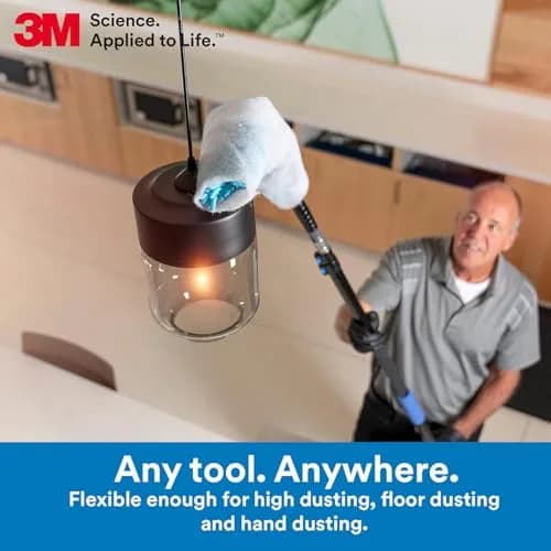 3M Easy Trap Sweep and Dust Sheets Roll 60 Sheets (15.24cm x 15.24cm) | Traps 8X More Dirt thumbnail 3
