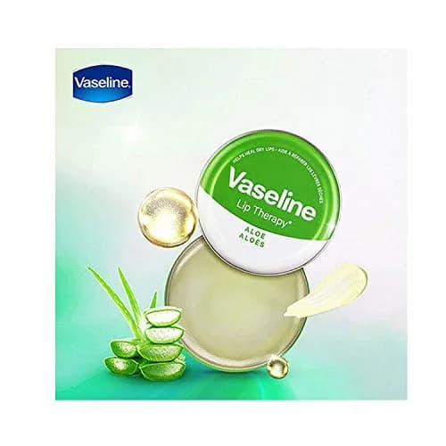 Vaseline Lip Balm Aloe Vera Pack of 2 | Hydrating & Soothing for Dry Lips thumbnail 2