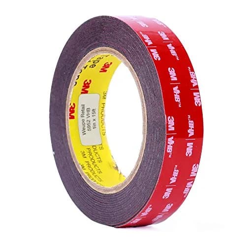 3M 5952 VHB Tape Heavy Duty Mounting Tape 15 ft. (Black) | Bonds 1 lb per 4 sq. in. thumbnail 1