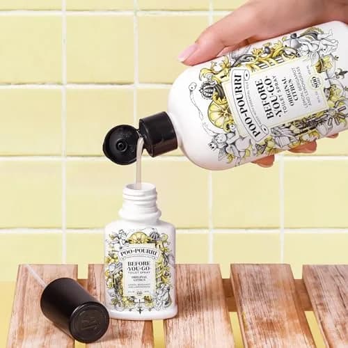 Poo-Pourri Tropical Hibiscus Before-You-Go Toilet Spray 118ml (4 Fl Oz) | Prevents Odors with Natural Essential Oils thumbnail 2